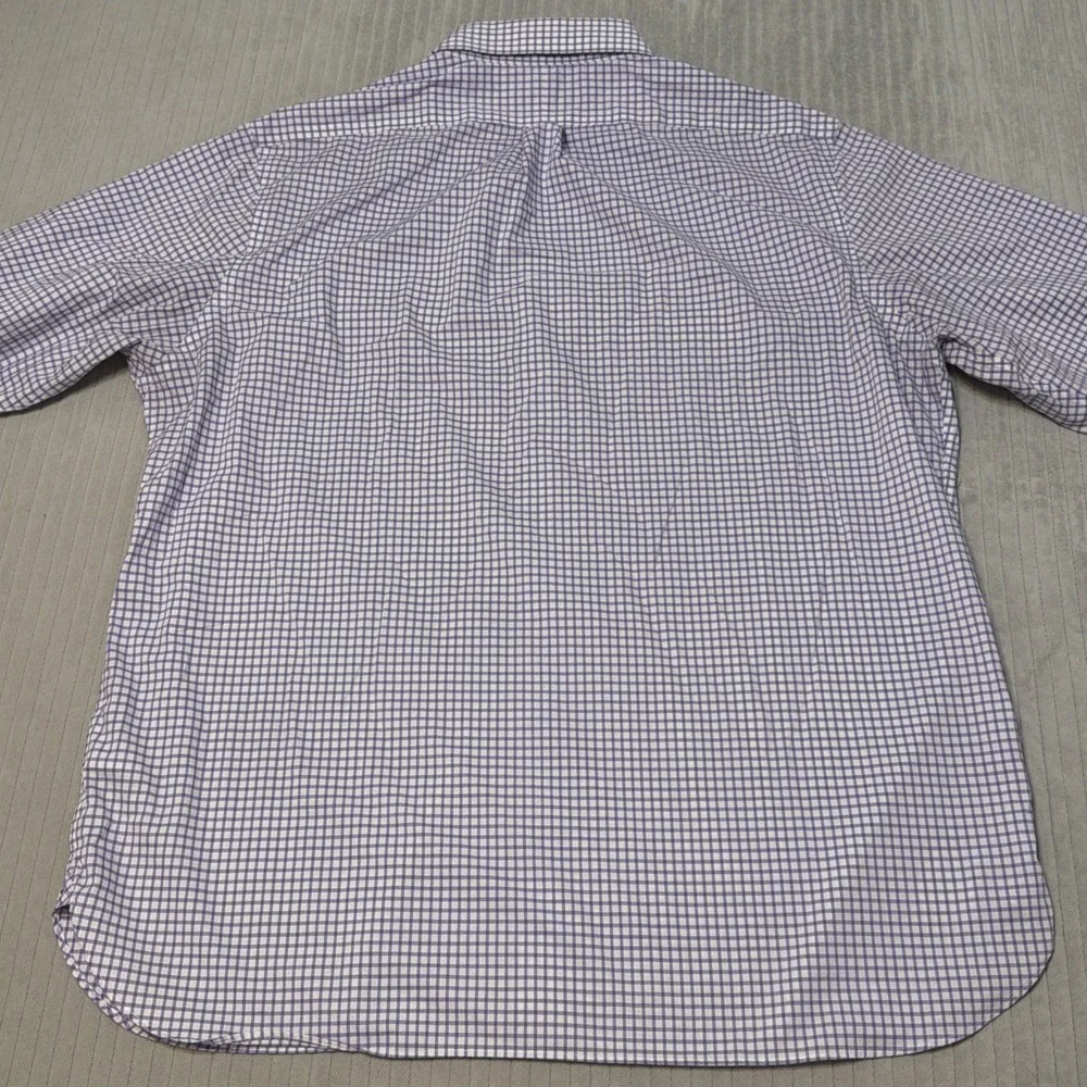 Polo Ralph Lauren Shirt XL 18 34-35 Purple Plaid Regent Classic Fit Button Up